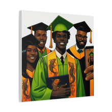 Load image into Gallery viewer, Graduation Canvas Print, Celebratory Artwork for Graduates, Stylish Home Decor, Gift for Graduates, Unique Wall Art
