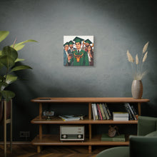 Load image into Gallery viewer, Graduation Canvas Art, Custom Grad Gift, Wall Decor, Graduation Celebration, Personalized Graduation Print
