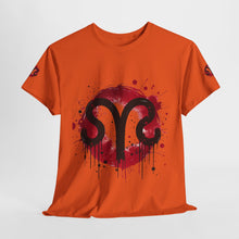 Load image into Gallery viewer, Bold Graphic Aries T-Shirt, Unisex Tee for Astrology Lovers, Unique Gift for Birthdays, Casual Wear, Statement Piece
