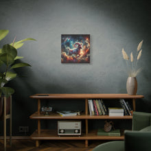 Load image into Gallery viewer, Celestial Aries Ram Canvas Art, Zodiac Decor, Astrological Wall Art, Gift for Astrology Lovers, Cosmic Home Decor, Unique Art Piece
