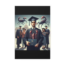 Load image into Gallery viewer, Graduation Canvas Art, Unique Artwork for Graduates, Funny Graduation Gift, Family Keepsake, Wall Decor
