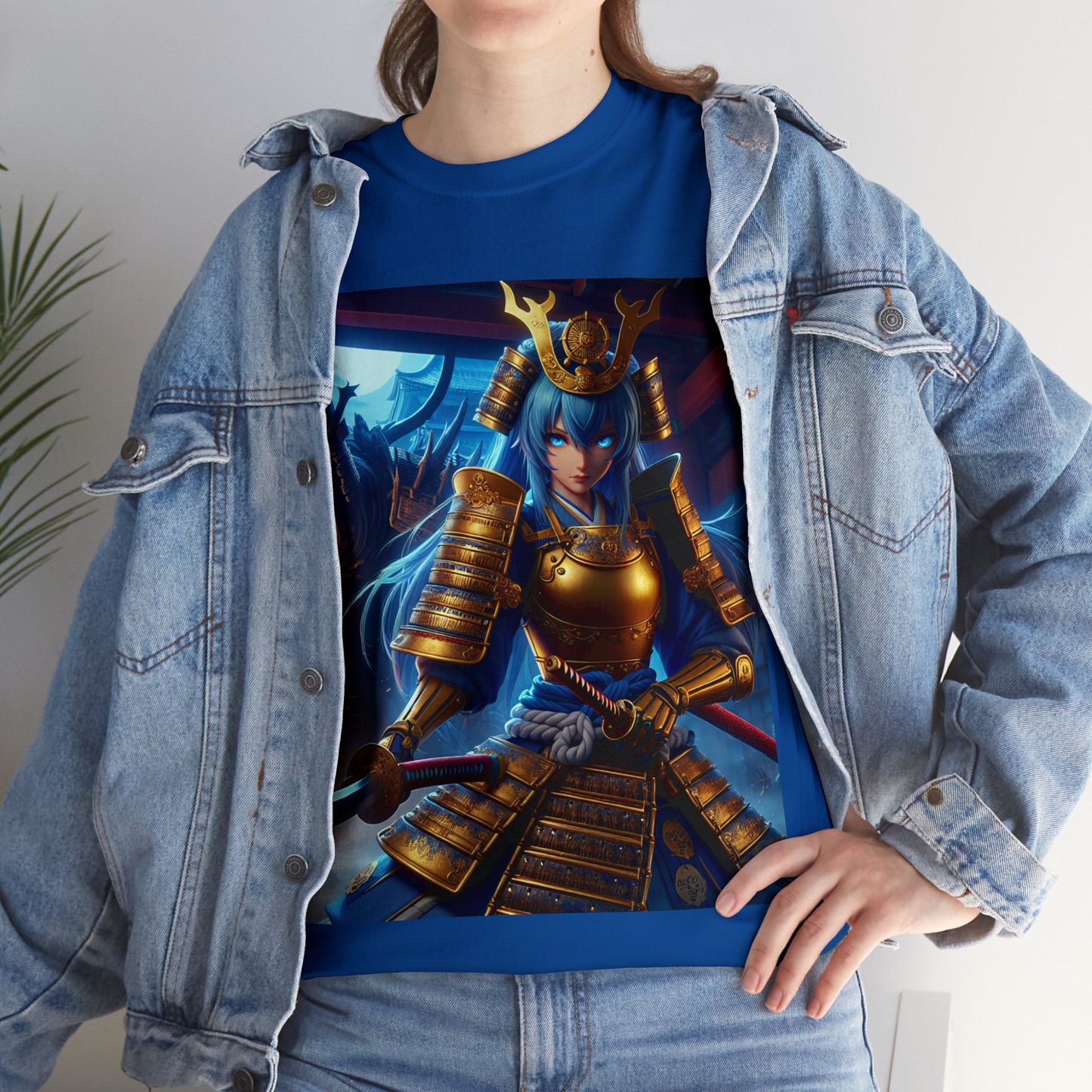 Samurai Aquarius (F2) Unisex Heavy Cotton Tee