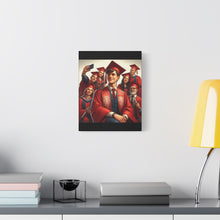 Load image into Gallery viewer, Personalized Graduation Canvas Print, Customizable College Art, Wall Decor for Graduates, Celebration Gift, Graduation Party Decor
