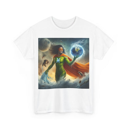 Pisces Mother's Day (6) Unisex Heavy Cotton Tee