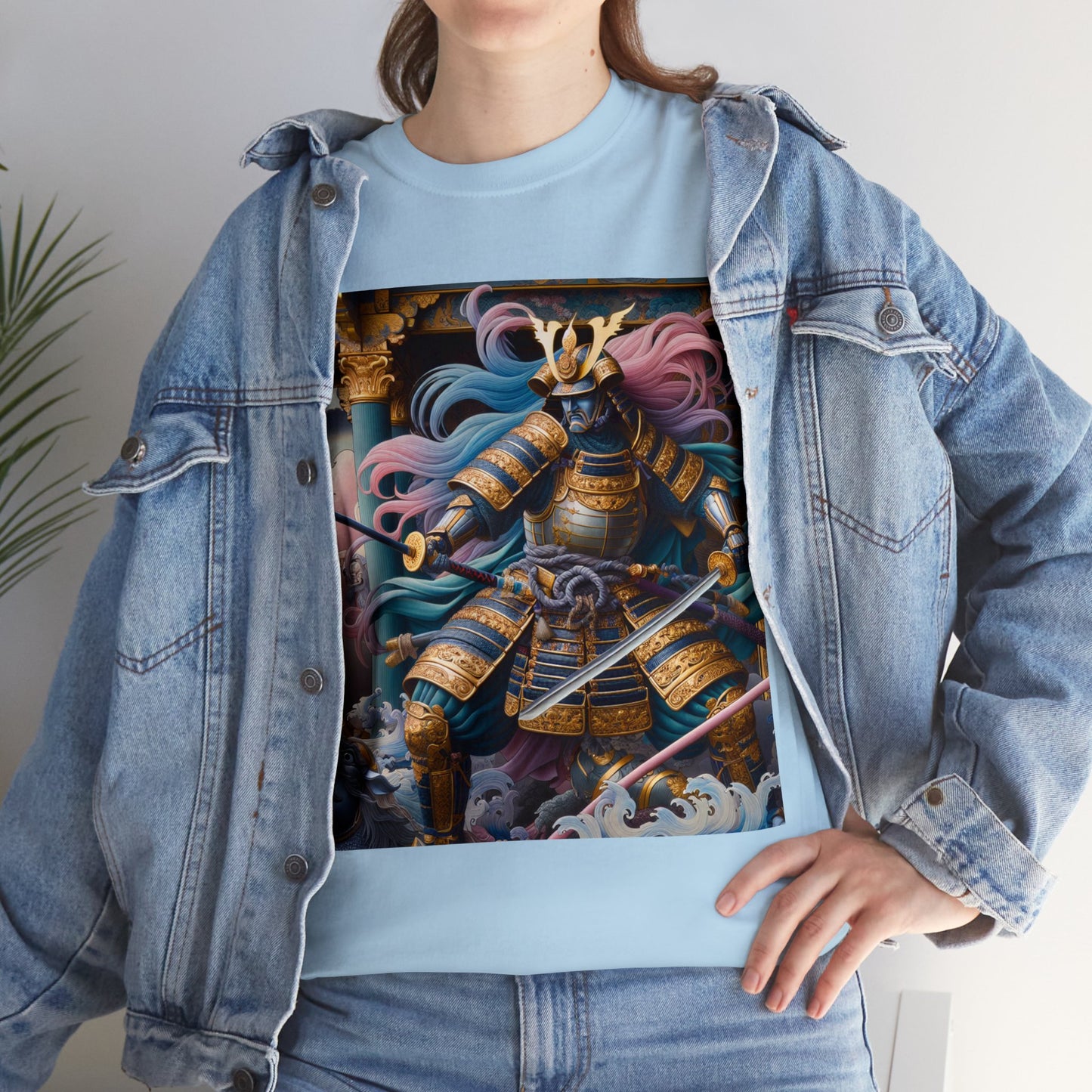 Samurai Libra (2) Unisex Heavy Cotton Tee