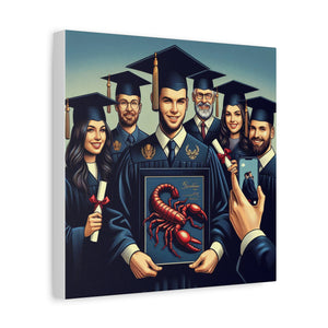 Graduation Canvas Wall Art, Perfect Gift for Graduates, Customizable Graduation Gift, College Decor, Graduation Celebration Decor