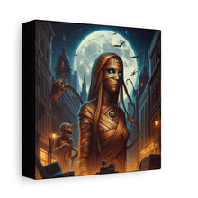 Load image into Gallery viewer, Canvas Print - Halloween Virgo Astrology Mummy
