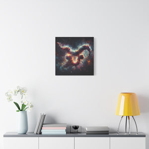 Celestial Taurus Canvas Print, Astrological Wall Art, Zodiac Decor, Horoscope Gift, Unique Home Decoration