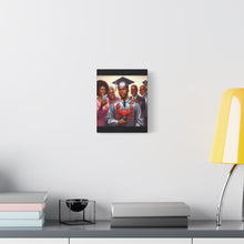 Load image into Gallery viewer, Graduation Celebration Canvas Art, Family Portrait, Graduation Gift, Wall Decor, Home Decoration, College Graduation
