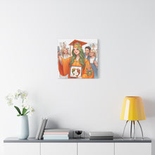 Load image into Gallery viewer, Graduation Celebration Canvas Print, Gift for Graduates, Wall Art, Home Decor, Gift for Her, Graduation Party Decor
