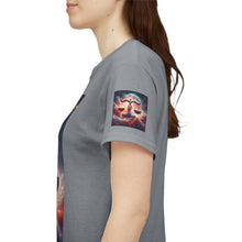 Load image into Gallery viewer, Cosmic Libra Justice Tee, Celestial Balance Shirt, Astrology Themed T-Shirt, Gift for Science Lovers, Unisex Heavy Cotton Tee
