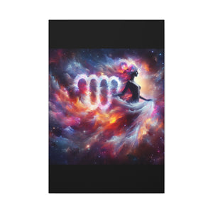 Cosmic Virgo Canvas Art, Zodiac Wall Decor, Astrology Gift for Her, Spiritual Home Decor, Artistic Virgo Print