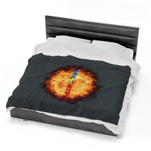 Load image into Gallery viewer, Astro War Velveteen Plush Blanket
