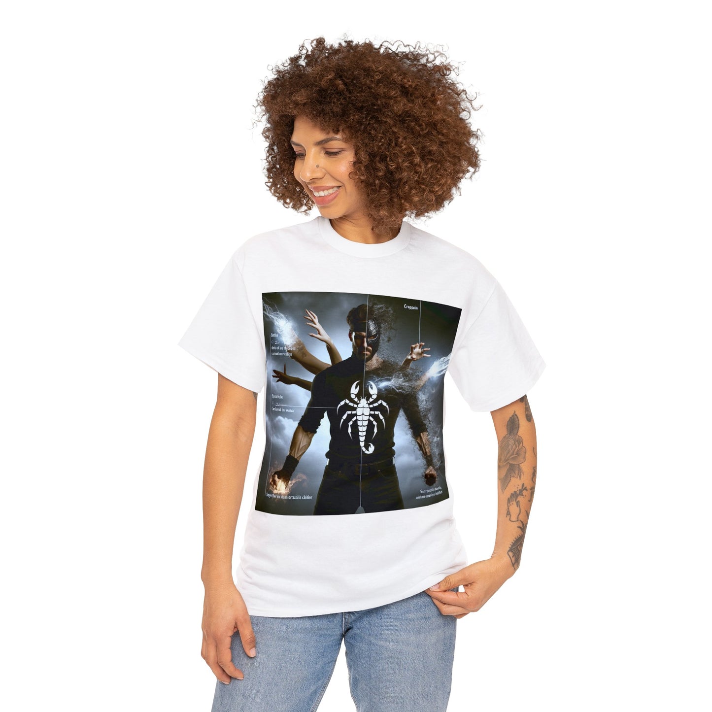 Scorpio Father's Day (8) Unisex Heavy Cotton Tee