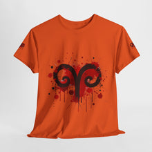 Load image into Gallery viewer, Edgy Aries Graphic Tee, Astrology Shirt, Perfect Gift for Zodiac Lovers, Unisex Cotton Top, Stylish Casual Wear
