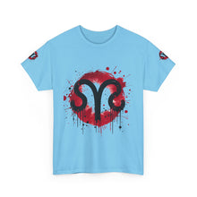 Load image into Gallery viewer, Bold Graphic Aries T-Shirt, Unisex Tee for Astrology Lovers, Unique Gift for Birthdays, Casual Wear, Statement Piece
