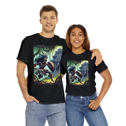 Scorpio Aztec (3) Unisex Heavy Cotton Tee