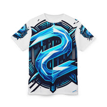 Load image into Gallery viewer, Dynamic AOP Unisex Cut &amp; Sew Tee – Graphic Tees for Gamers, Streetwear Style, Unique Gift for Him or Her, Casual Wear, Vibrant Art
