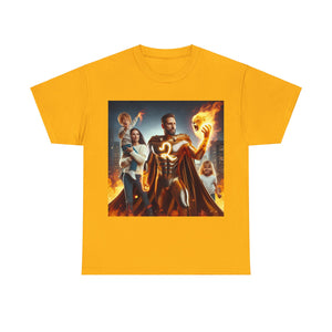 Leo Father's Day (7) Unisex Heavy Cotton Tee