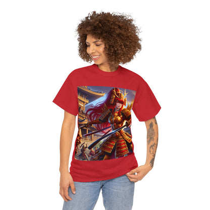 Samurai Aries (F2) Unisex Heavy Cotton Tee