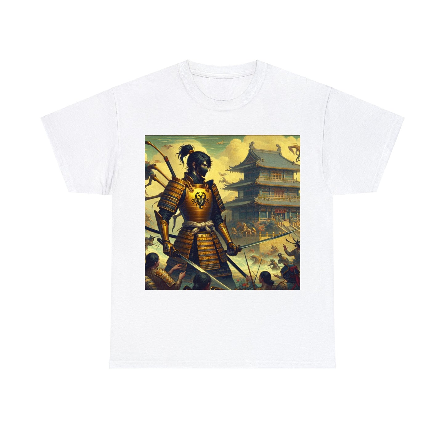 Samurai Scorpio (2) Unisex Heavy Cotton Tee