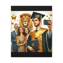 Load image into Gallery viewer, Graduation Canvas Wall Art, Family Celebration, Proud Graduate Gift, Personalized Home Decor, Customizable Art Piece
