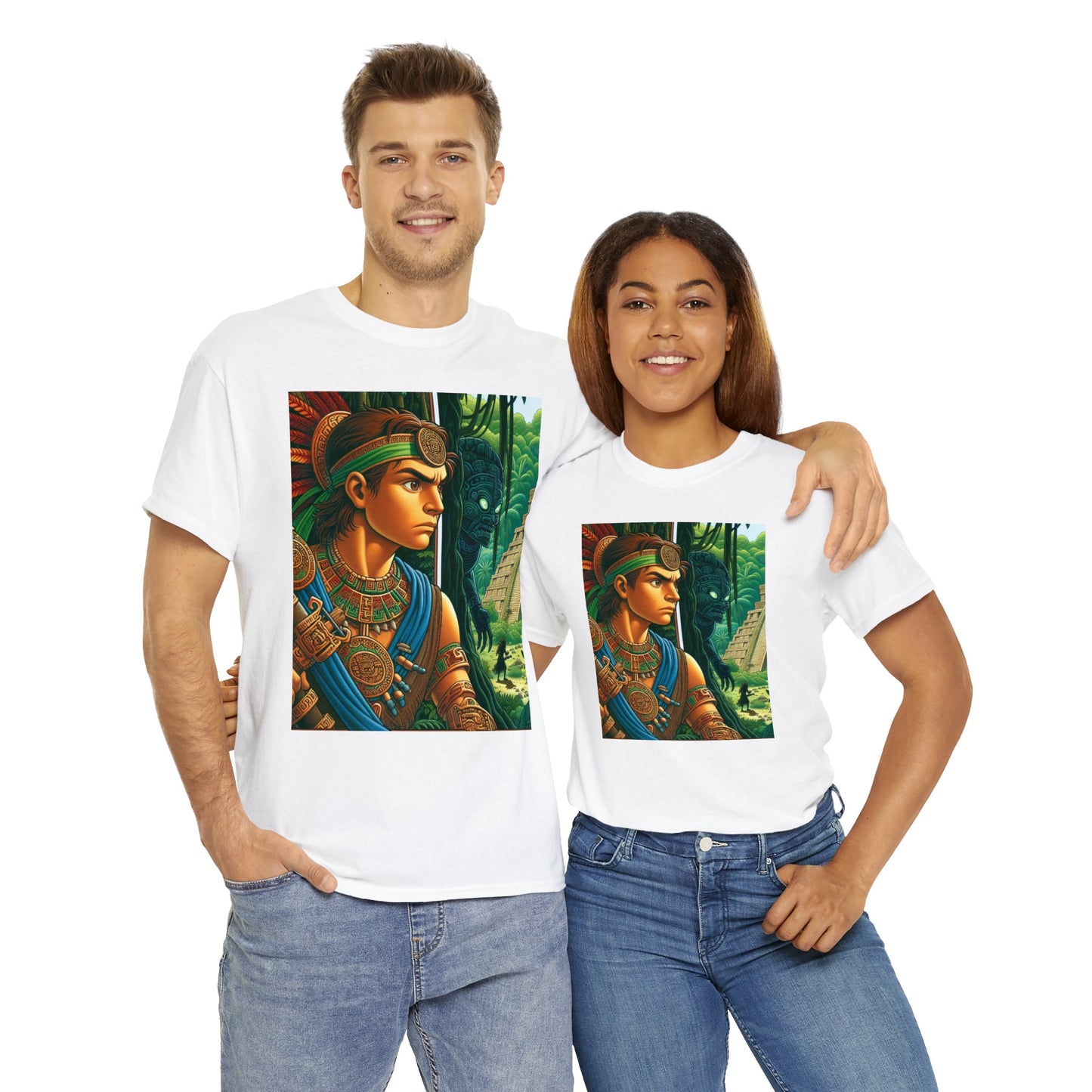 Virgo Aztec (1) Unisex Heavy Cotton Tee