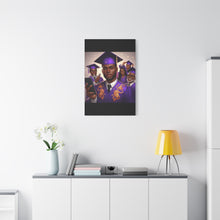 Load image into Gallery viewer, Celebrate Graduation with Custom Matte Canvas Art, Graduation Gift, Home Decor, Wall Art, Unique Graduation Keepsake
