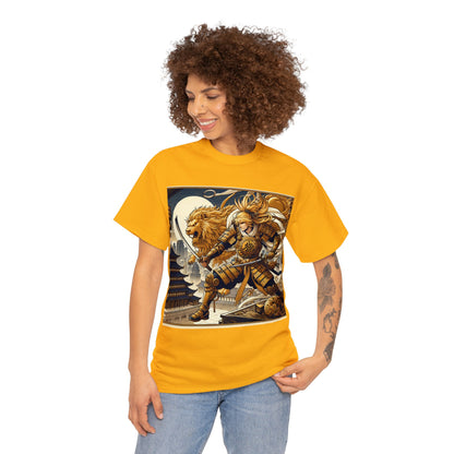 Samurai Leo (1) Unisex Heavy Cotton Tee