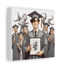Load image into Gallery viewer, Graduation Canvas Print, Custom Grad Gift Wall Art for Students, Class of 2023 Decor, Unique Graduation Celebration Artwork, [...]
