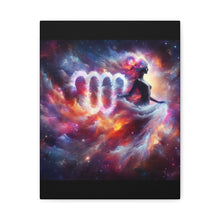 Load image into Gallery viewer, Cosmic Virgo Canvas Art, Zodiac Wall Decor, Astrology Gift for Her, Spiritual Home Decor, Artistic Virgo Print
