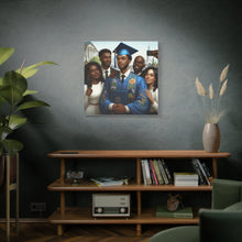 Load image into Gallery viewer, Graduation Celebration Canvas Wall Art, Personalized Gift, Home Décor, Graduation Keepsake, Unique Family Portrait
