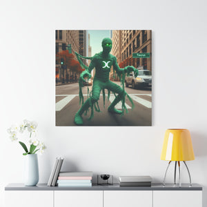 Canvas Print - Halloween Taurus Astrology Mummy