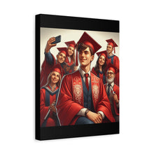Load image into Gallery viewer, Personalized Graduation Canvas Print, Customizable College Art, Wall Decor for Graduates, Celebration Gift, Graduation Party Decor
