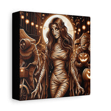Load image into Gallery viewer, Canvas Wall Art: Halloween Virgo Astrology Mummy
