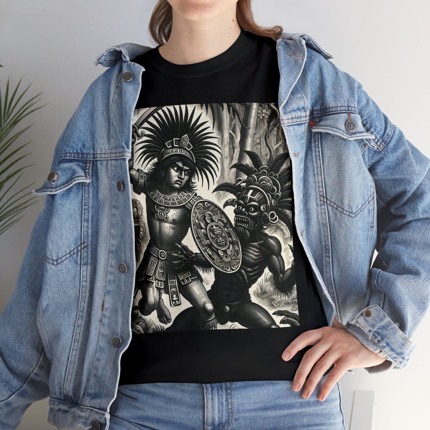 Scorpio Aztec (1) Unisex Heavy Cotton Tee