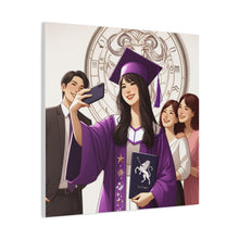 Load image into Gallery viewer, Graduation Canvas Art Print, Perfect Gift for Graduates, Wall Decor for Celebration, Home Office Decoration, Unique Graduation Gift
