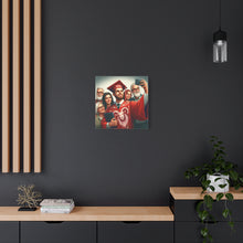 Load image into Gallery viewer, Custom Graduation Canvas Print, Family Portrait Wall Art, Celebrate Achievements, Perfect Gift for Graduates, Aries Zodiac Decor
