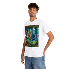 Load image into Gallery viewer, Aquarius Aztec (4) Unisex Heavy Cotton Tee
