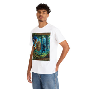 Aquarius Aztec (4) Unisex Heavy Cotton Tee