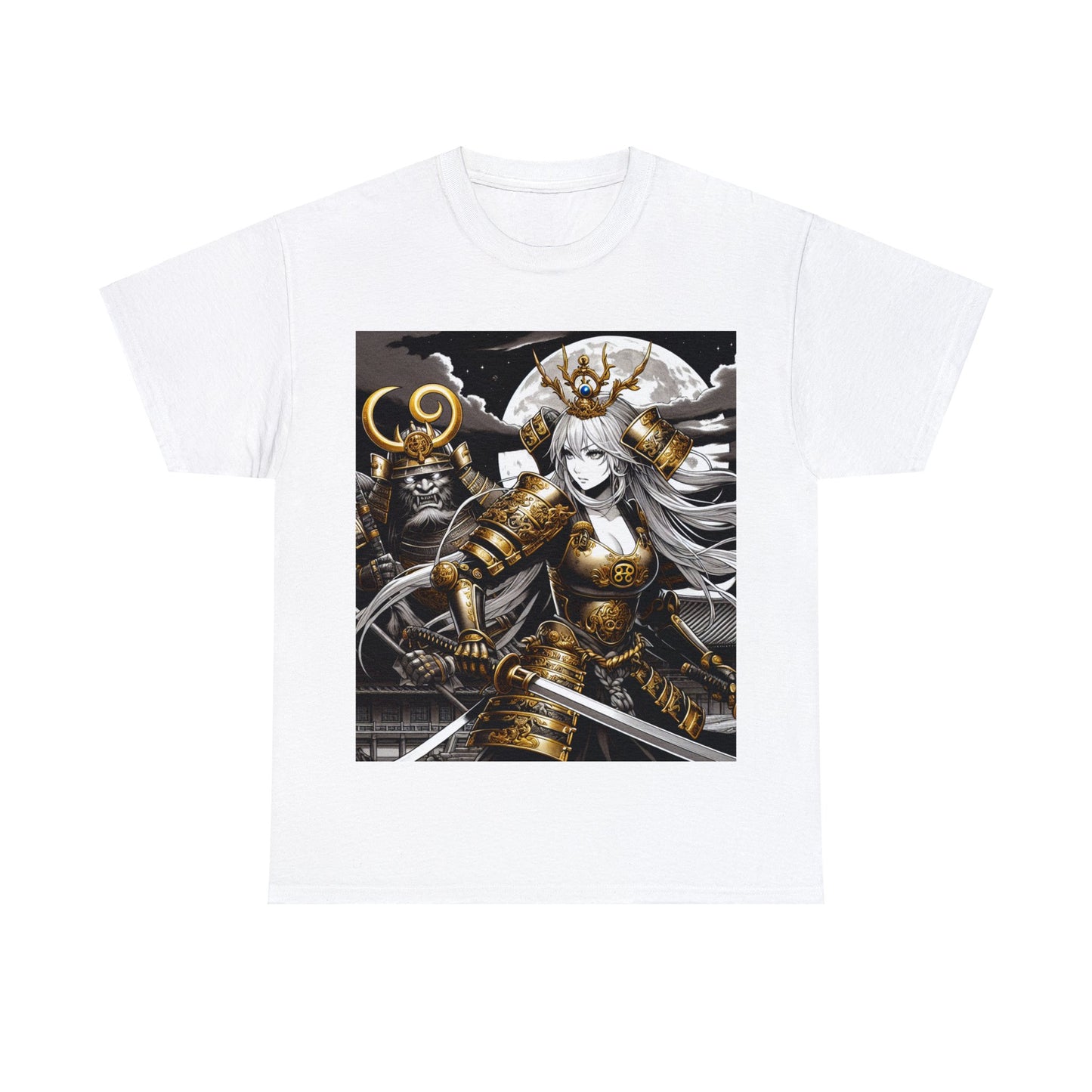 Samurai Cancer (F4) Unisex Heavy Cotton Tee