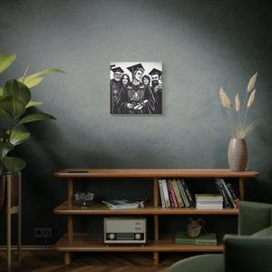 Graduation Canvas Wall Art, Matte Canvas Print for Celebrations, Unique Gift for Graduates, Custom Decor, Memorable Keepsake