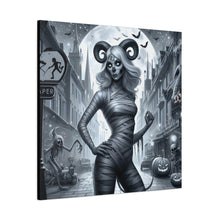 Load image into Gallery viewer, Canvas Print - Halloween Capricorn Astrology Mummy
