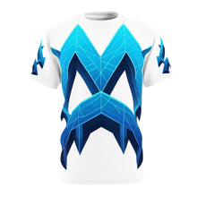 Load image into Gallery viewer, Geometric Blue Unisex Cut &amp; Sew Tee - Bold Graphic Tee for Casual Style, Streetwear, Unique Gift, Everyday Wear
