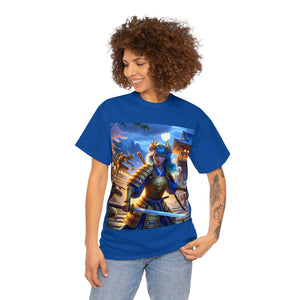 Samurai Aquarius (F3) Unisex Heavy Cotton Tee