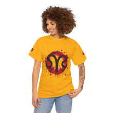 Load image into Gallery viewer, Bold Graphic Aries T-Shirt, Unisex Tee for Astrology Lovers, Unique Gift for Birthdays, Casual Wear, Statement Piece
