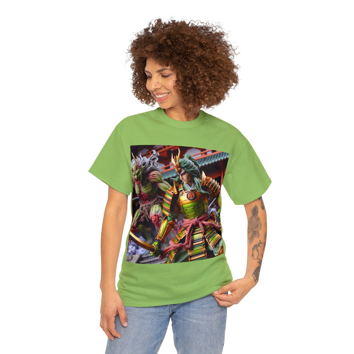 Samurai Pisces (4) Unisex Heavy Cotton Tee