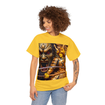 Samurai Gemini (4) Unisex Heavy Cotton Tee