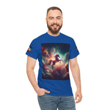 Load image into Gallery viewer, Sagittarius Galactic Unicorn Tee - Unisex Cotton T-Shirt for Cosmic Lovers, Fantasy Fans, Trendy Apparel, Astral War Merch, Gift for All Occasions
