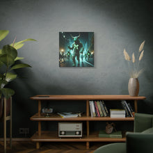 Load image into Gallery viewer, Mystical Taurus Canvas Wall Art, Zodiac Decor, Home Wall Decoration, Gift for Astrology Lovers, Unique Art Piece
